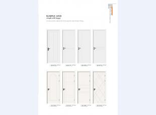 经典简约烤漆门
